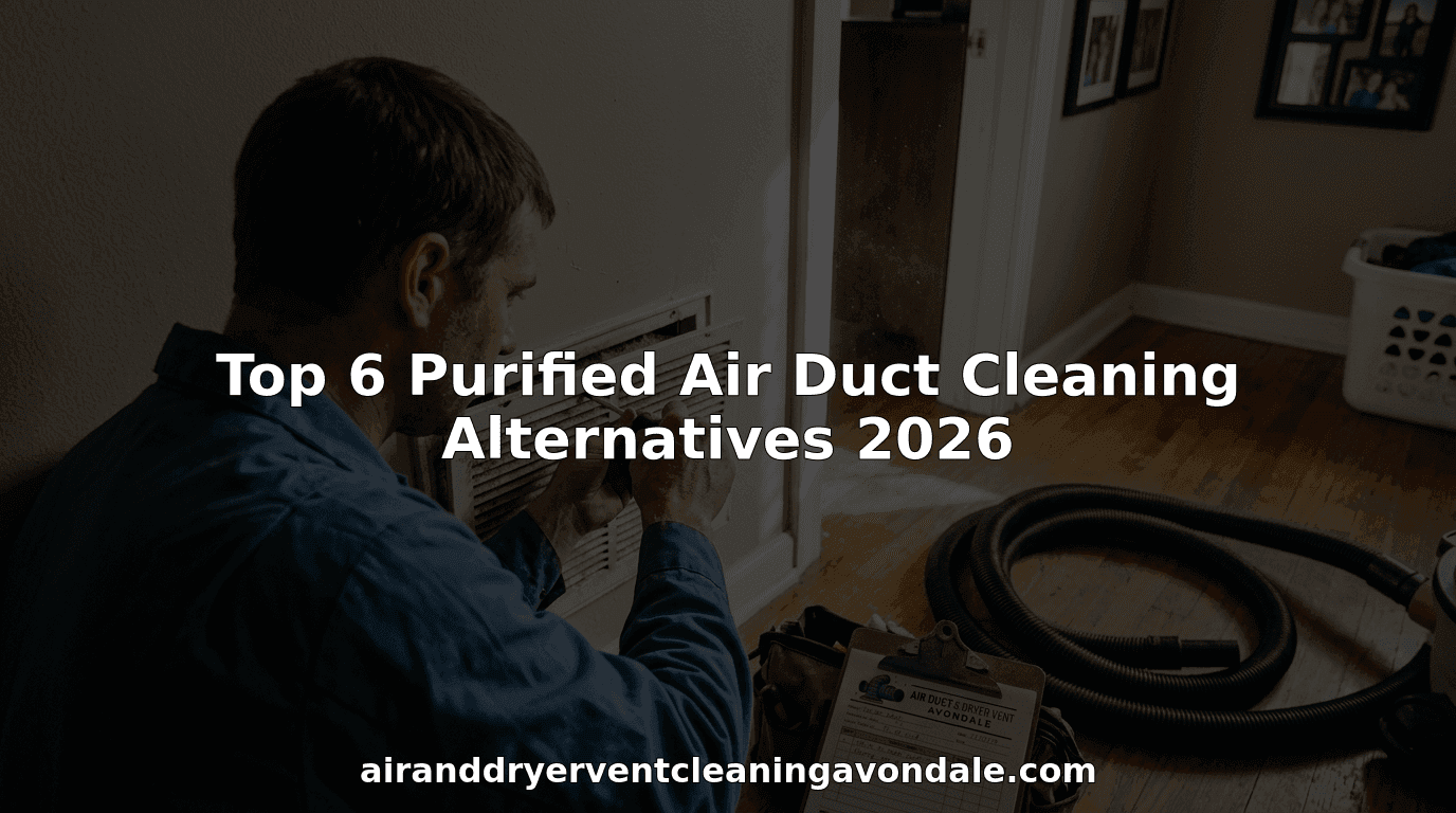 Top 6 Purified Air Duct Cleaning Alternatives 2026