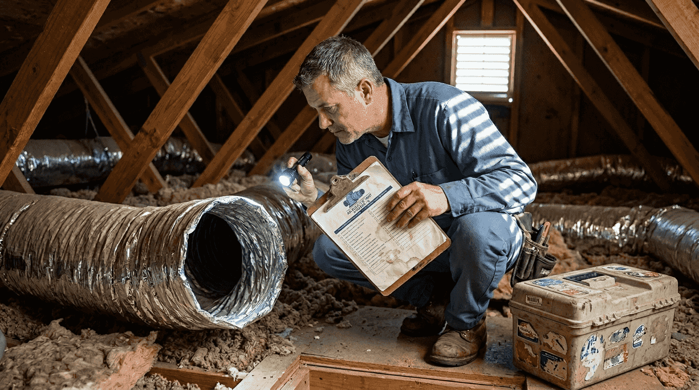 What is duct inspection? Benefits for Avondale homes in 2026