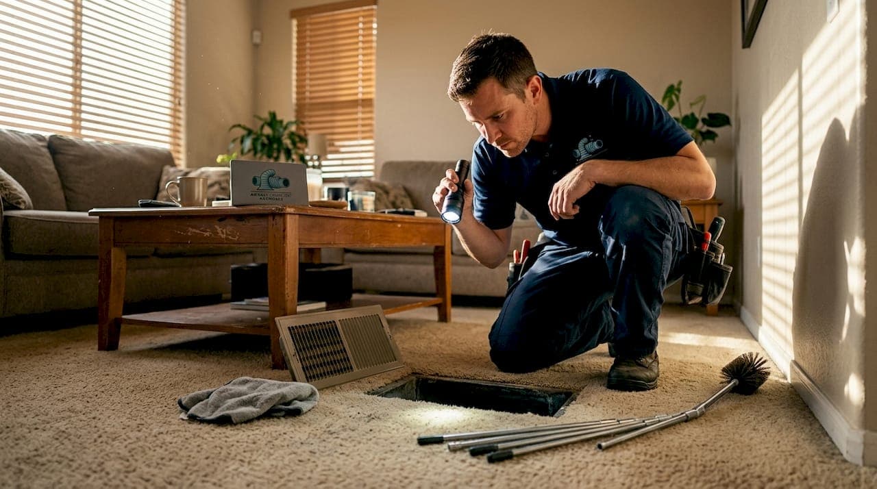 What causes ductwork dust and how to reduce it in Avondale