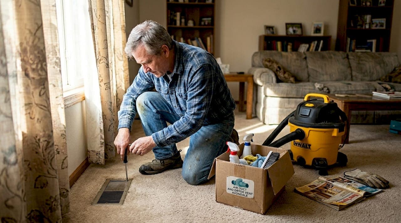 DIY duct cleaning: improve air quality and save energy