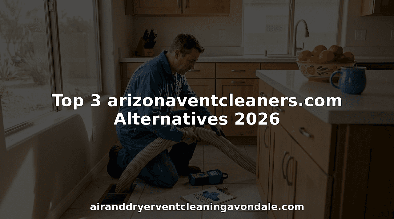 Top 3 arizonaventcleaners.com Alternatives 2026