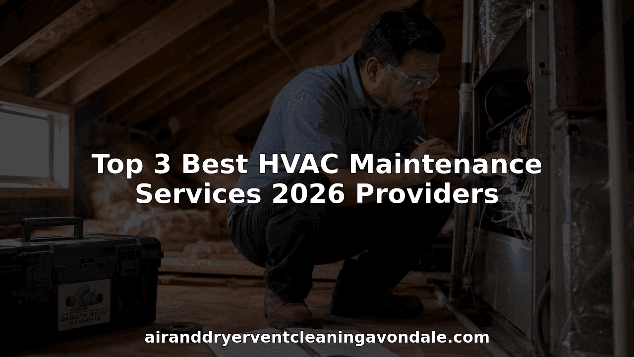 Top 3 Best HVAC Maintenance Services 2026 Providers