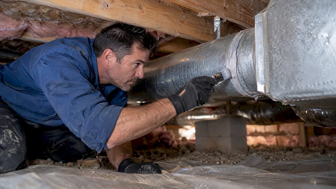 Duct Leak Repair: Homeowners Fix Small Gaps; Pros Seal Hidden Leaks