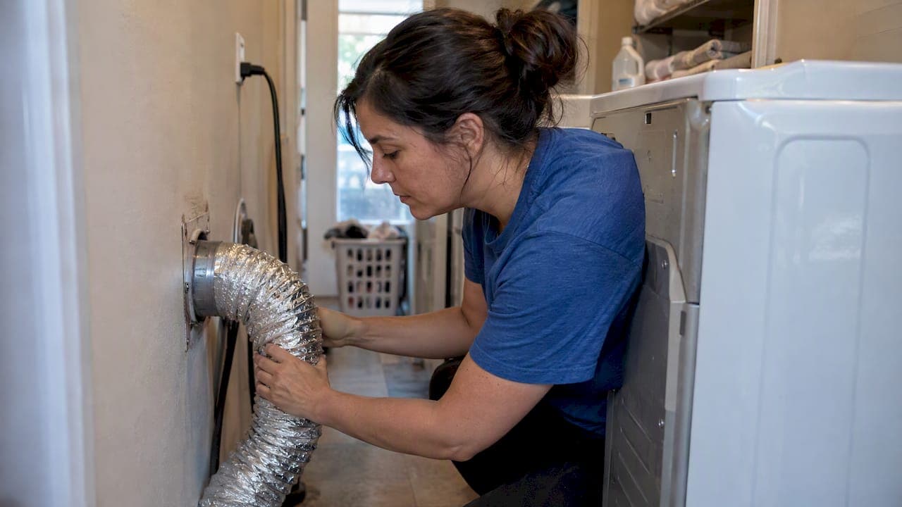 Homeowners, Start Inside Before You Clean a Roof Dryer Vent