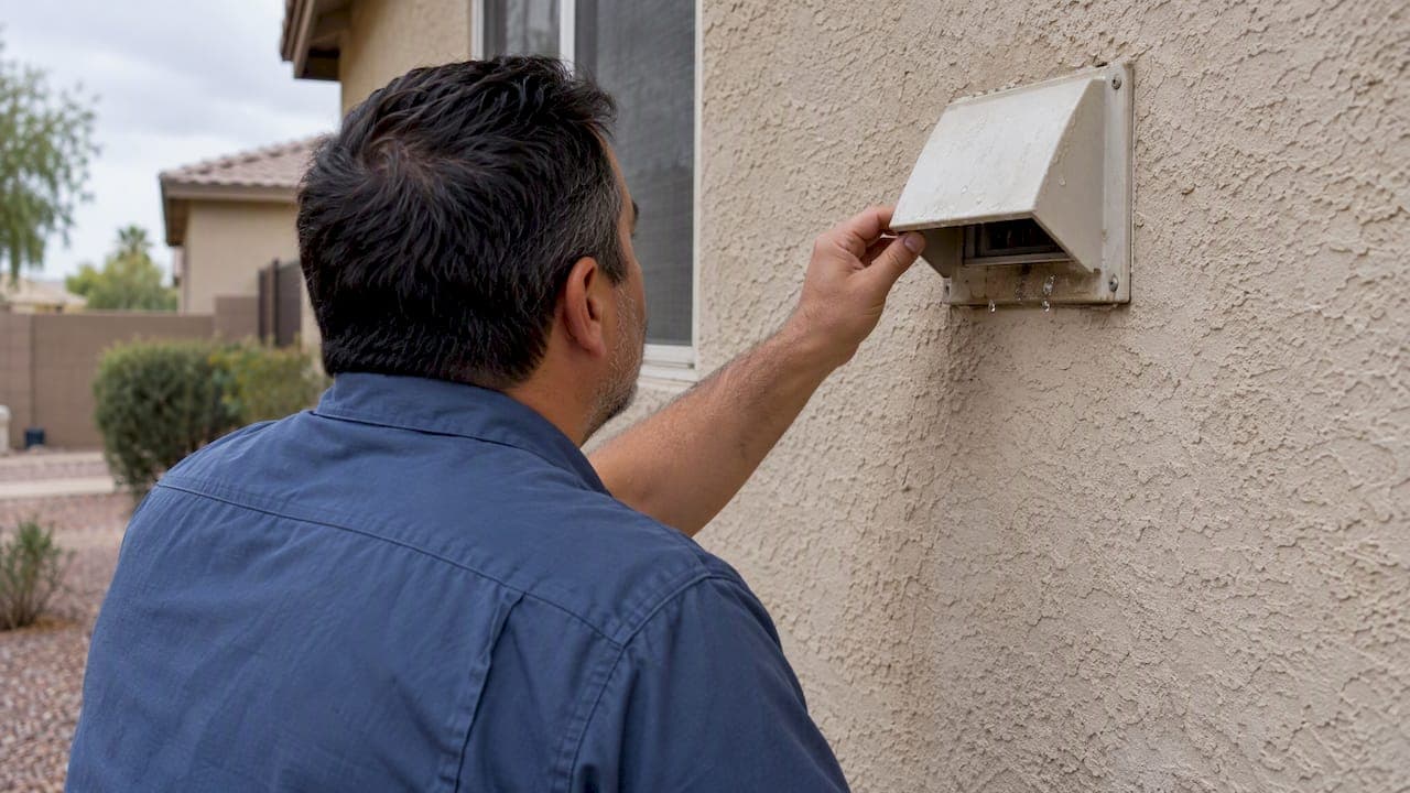 3 Checks for a Dripping Dryer Vent: Homeowners Start Outside