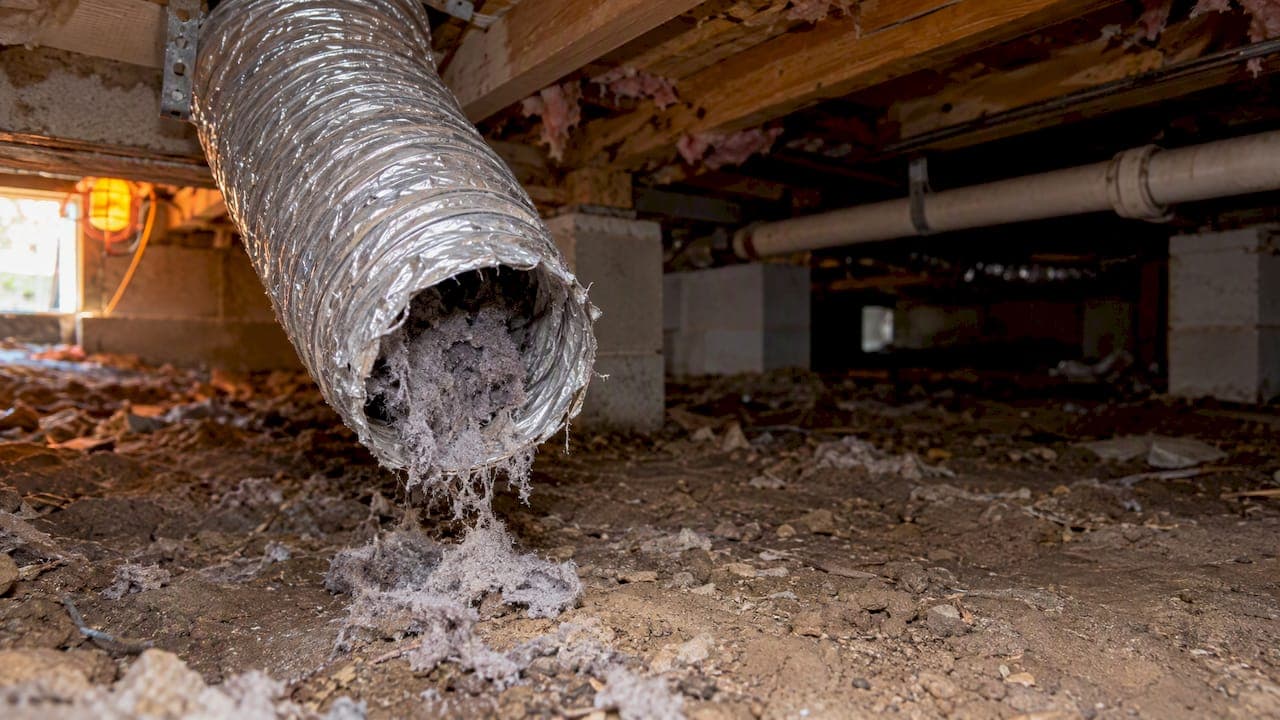 Dryer Vent in a Crawl Space: Why It's Unsafe and How to Fix It